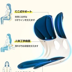 【理学療法士推薦】新品　姿勢矯正 椅子 骨盤矯正 姿勢サポートチェア の画像