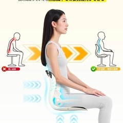 【理学療法士推薦】新品　姿勢矯正 椅子 骨盤矯正 姿勢サポートチェア の画像