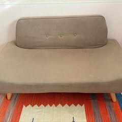 お取引は軽井沢です★楽天で購入したソファ 2人掛け ベンチソファの画像