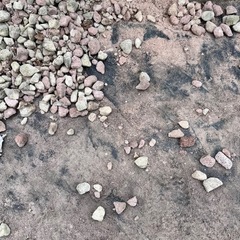 防犯砂利の画像