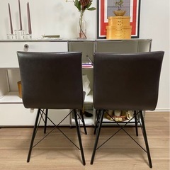 レザーチェアの画像