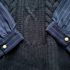 axesニットシャツの画像