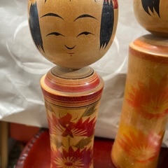 こけし　二体の画像