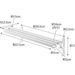 【新品未使用】tower 浴室扉タオル掛け上 バスタオルハンガー ホワイトの画像