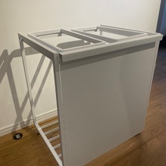 山崎実業tower ダストワゴン　ほぼ未使用です！の画像