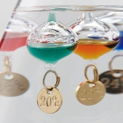 ガリレオ温度計　しずくS Fun Scienceの画像