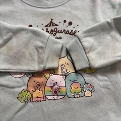 すみっこぐらし　裏起毛トレーナーの画像