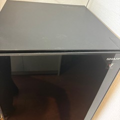 シャープ SHARP ガラスドア 冷蔵庫 137L ピュアブラックSJ-GD14F-Bの画像