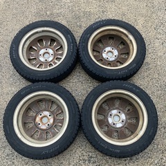 (交渉中)スタッドレスタイヤ４本　ホイール付セット　14インチの画像