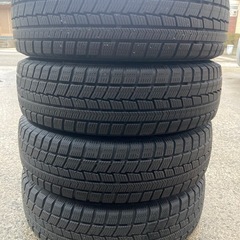 (交渉中)スタッドレスタイヤ４本　ホイール付セット　14インチの画像