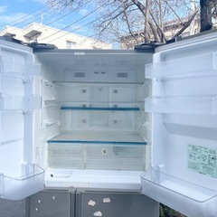 MITSUBISHI 三菱 6ドア 495L ノンフロン冷凍冷蔵庫 MR-G50NF-S形 シルバー 2005年製の画像