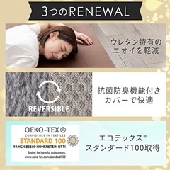 シングルサイズマットレス　2枚セットの画像