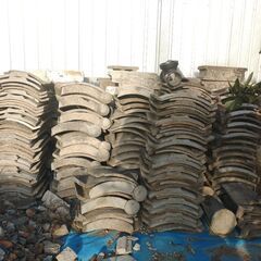 コンクリートブロック、セメント瓦の画像