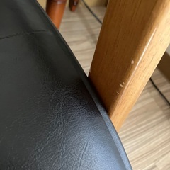 一人掛けソファ　クッション付きの画像