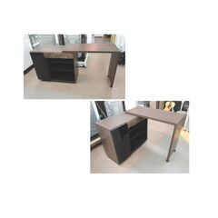 キッチンデスク 伸長式 カウンター 高さ72㎝ 間仕切り おしゃれ キッチンカウンター 食器棚 キャビネット 西岡店の画像