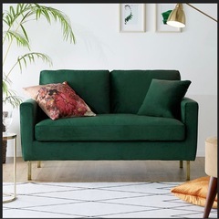 LOWYA｜ベルベット調ソファの画像