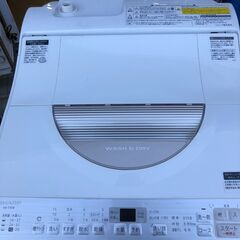 ２０１８年製　シャープ SHARP タテ型洗濯乾燥機(5.5kg) ゴールド系 ES-TX5B-Nの画像