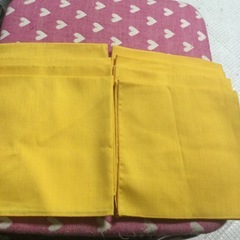 取引中◆無料◆レトロなハンカチと食事用布ナプキンセットの画像