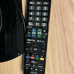 AQUOS 24型テレビ リモコン・テレビ線付きの画像