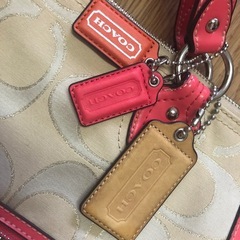 coach トートバッグの画像