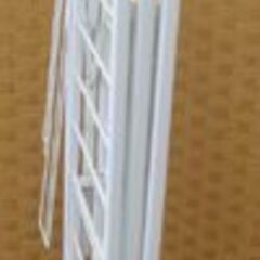 折りたたみ 軽量ランドリーラック 物干しスタンド キャスター付き  幅105×高さ154㎝ ホワイト 片手で簡単にたためてコンパクト大容量 札幌 北20条店の画像