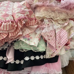 女児ドレス、ワンピース、スカート、着物　大量の画像