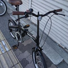 PROVROS[プロブロス]16吋 折り畳み自転車 変速なし/マットブラックの画像