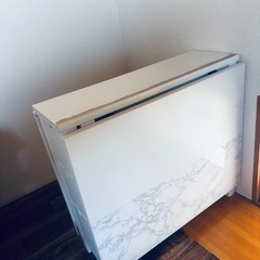 折りたたみテーブル　収納付きの画像