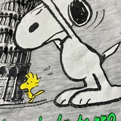 スヌーピー グレー Tシャツ　80の画像