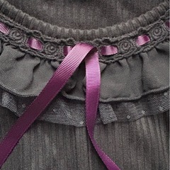 axes黒カットソーの画像