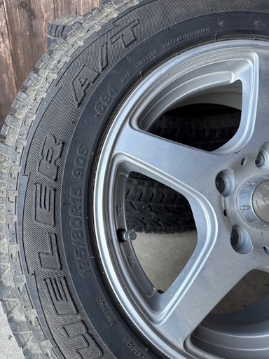 パジェロミニ用　車外アルミホイール　4個