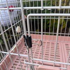 中古品ウサギケージ 犬 猫ケージ 小動物用 室内飼い 引き出しトイレ付 掃除簡単 の画像