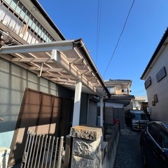 ひさし 撤去して持って帰ってくれる方 比較的傷んでない DIY好きな方の画像