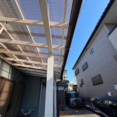ひさし 撤去して持って帰ってくれる方 比較的傷んでない DIY好きな方の画像