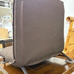 【リユースマン倉敷】脚付き座椅子 ブラウンの画像