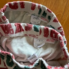 ZARA 2セット　クリスマス レギンス パンツ　の画像