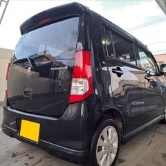 低走行8万キロ台☆月々9千円〜分割払い可‼️ 車検2年付き！【名義変更代込み】☆スズキ ワゴンR☆Bluetoothナビ付き☆走行中DVD見れます☆プッシュスタート☆ドライブレコーダー付きのフル装備☆純正アルミ☆そのまま乗って帰れます！の画像