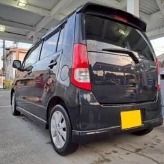 低走行8万キロ台☆月々9千円〜分割払い可‼️ 車検2年付き！【名義変更代込み】☆スズキ ワゴンR☆Bluetoothナビ付き☆走行中DVD見れます☆プッシュスタート☆ドライブレコーダー付きのフル装備☆純正アルミ☆そのまま乗って帰れます！の画像