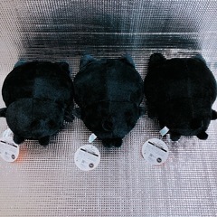 【新品】 ちいかわ 黒猫のぬいぐるみ 全3種の画像