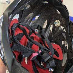 【中古品】ロードバイク用ヘルメット OGK KABUTO製 ※サドルバッグのおまけ付きの画像