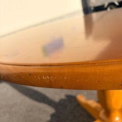 【中古品】12月15日までに取りに来れる方限定。使用感あり、キズ有り、ライトオーク色、国産品の画像