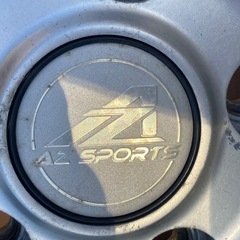 『受け渡し者決定』 
BS ブリザックVRX スタッドレス 195/65-15  AZスポーツアルミホイール 4本セット  残り溝スリップサインまで残り1mmの画像