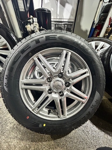 KENDA 新品スタッドレスタイヤ ホイール付き 4本セット 195/65R15