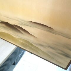 茶道 茶道具 風炉先 風炉先屏風 屏風 風景 日本画 ダメージ有り 褪色有り中古 苫小牧西店の画像