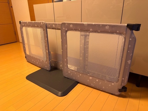 ベビーゲート　日本育児　おくだけとおせんぼ スマートワイド　
