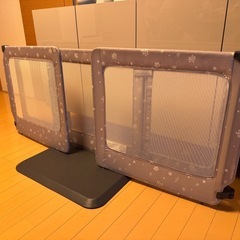 ベビーゲート　日本育児　おくだけとおせんぼ スマートワイド　の画像