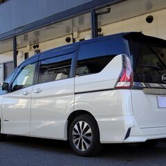 即乗りＯＫ セレナハイブリッド ハイウェイスターG プロパイロット エマージェンシーブレーキ ナビ フルセグTV Bluetooth フリップダウンモニター アラウンドビューモニター 両側パワスラ インテリキー LEDライト ETC ドラレコの画像