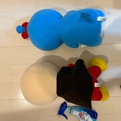 ☆新品未使用☆ それいけ！アンパンマン  なかよし巾着ぬいぐるみLL  アンパンマン コキンちゃんの画像