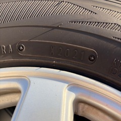 スタッドレスタイヤ　ホイール付き　2021年の画像