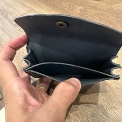 ハンドメイド名刺入れ（ネイビー）の画像